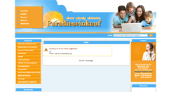Desktop Screenshot of paradieseinkauf.de